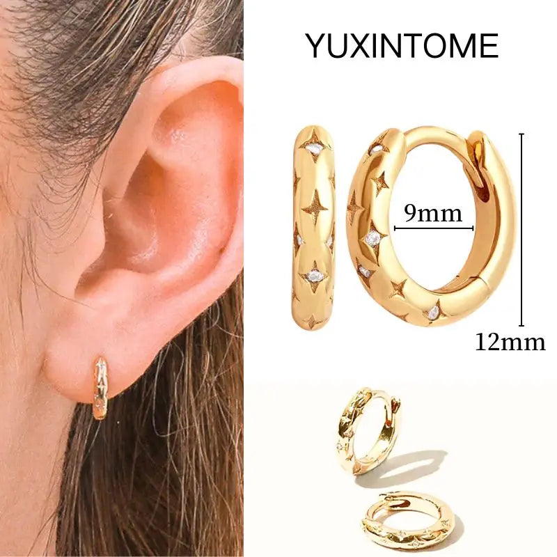 Aurélie Geo™ Vintage Hoops