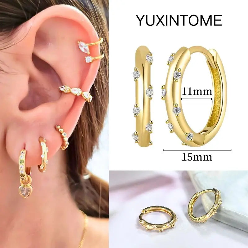 Aurélie Geo™ Vintage Hoops