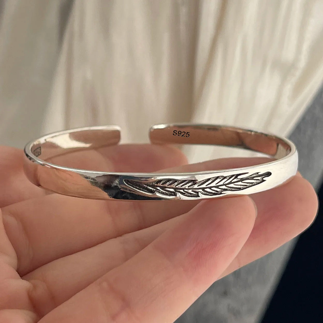 Silver Heritage Flower Band