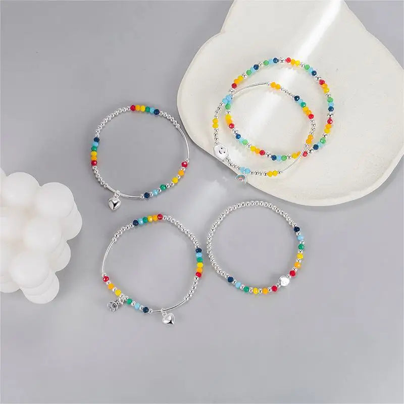RainbowBear Sterling Charm Bracelet