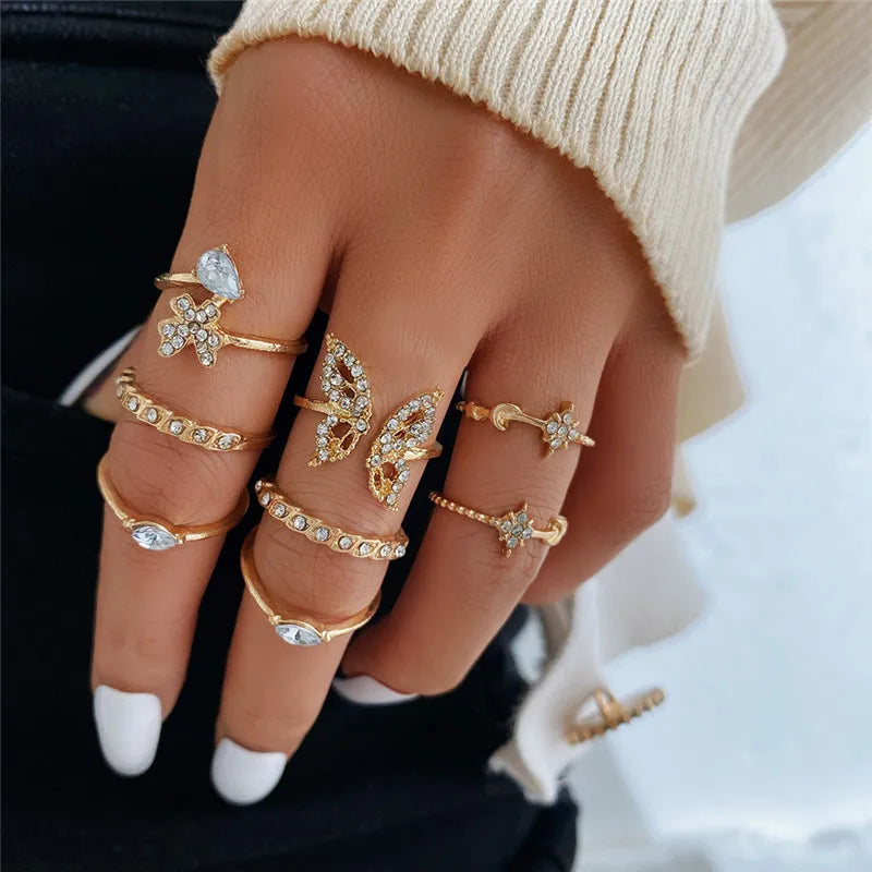 Celeste Charm Ring Collection