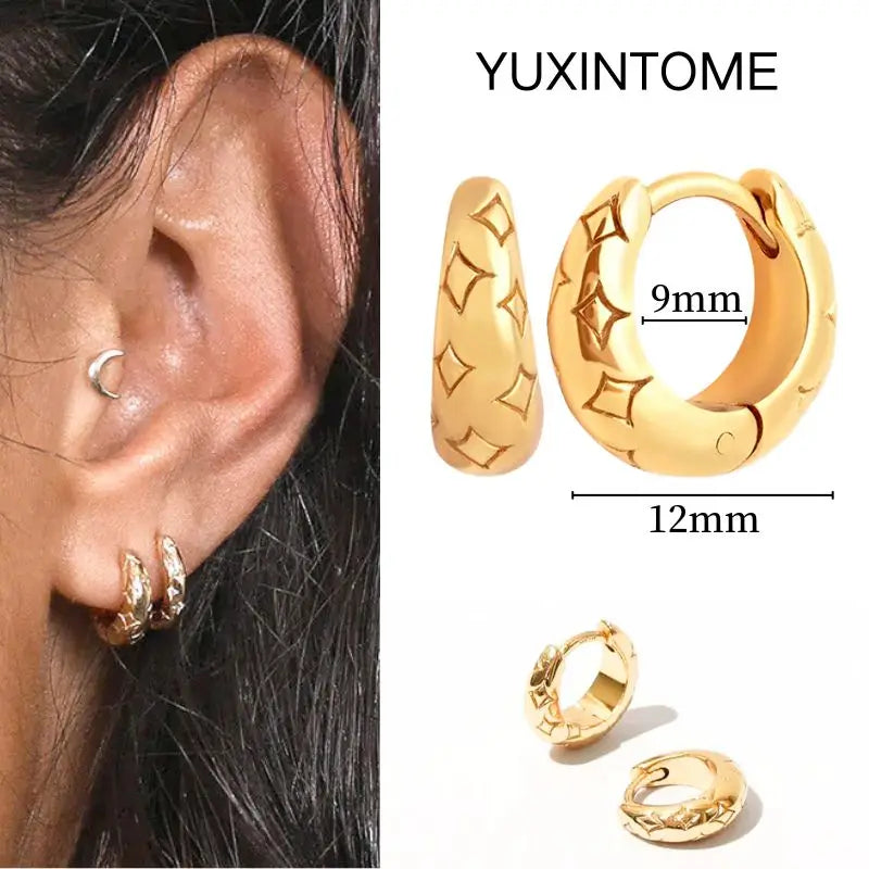 Aurélie Geo™ Vintage Hoops