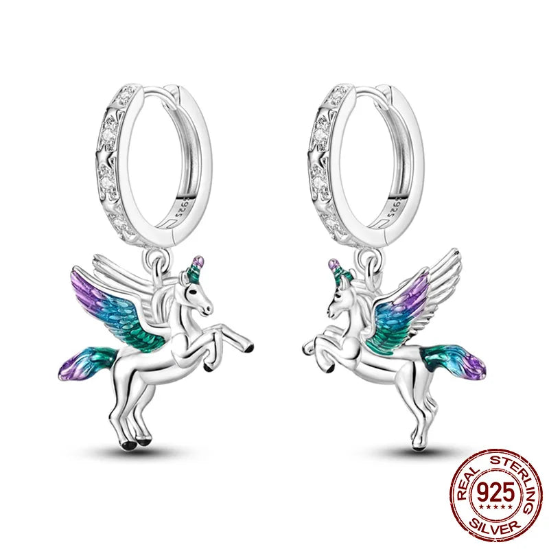 LunaGlow Sterling Hoops