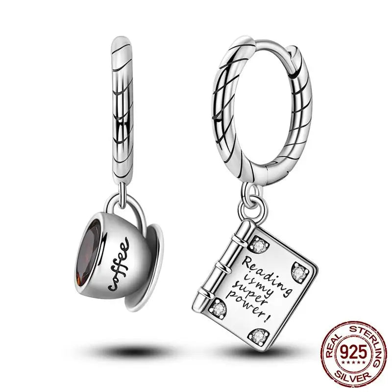 LunaGlow Sterling Hoops