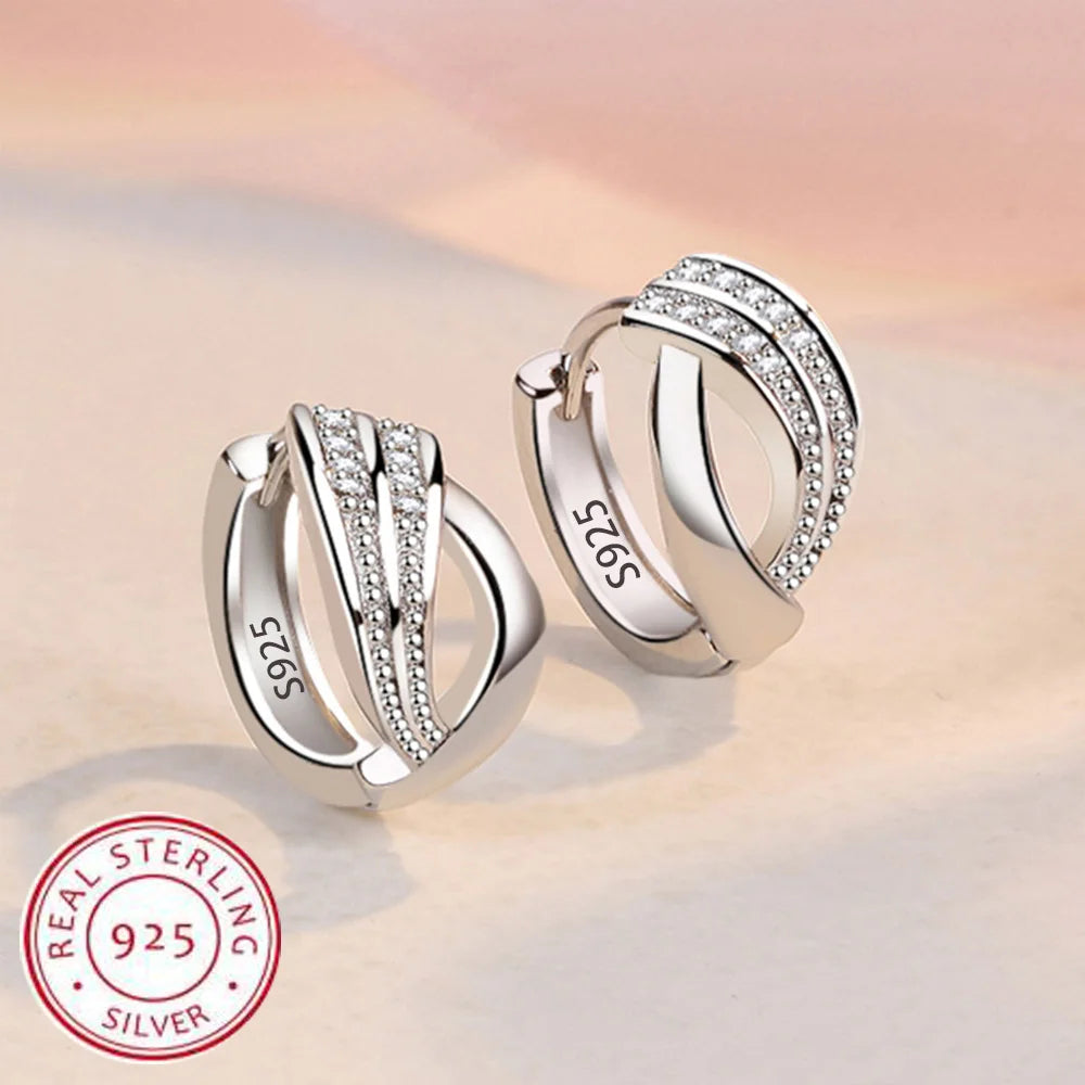 Channel Éclat™ CZ Stud Earrings