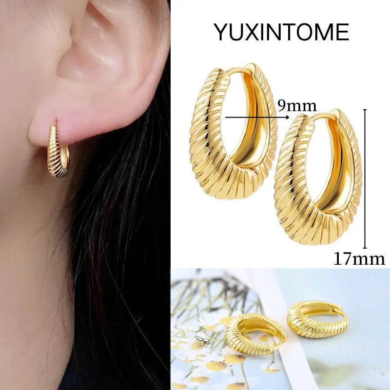 Aurélie Geo™ Vintage Hoops