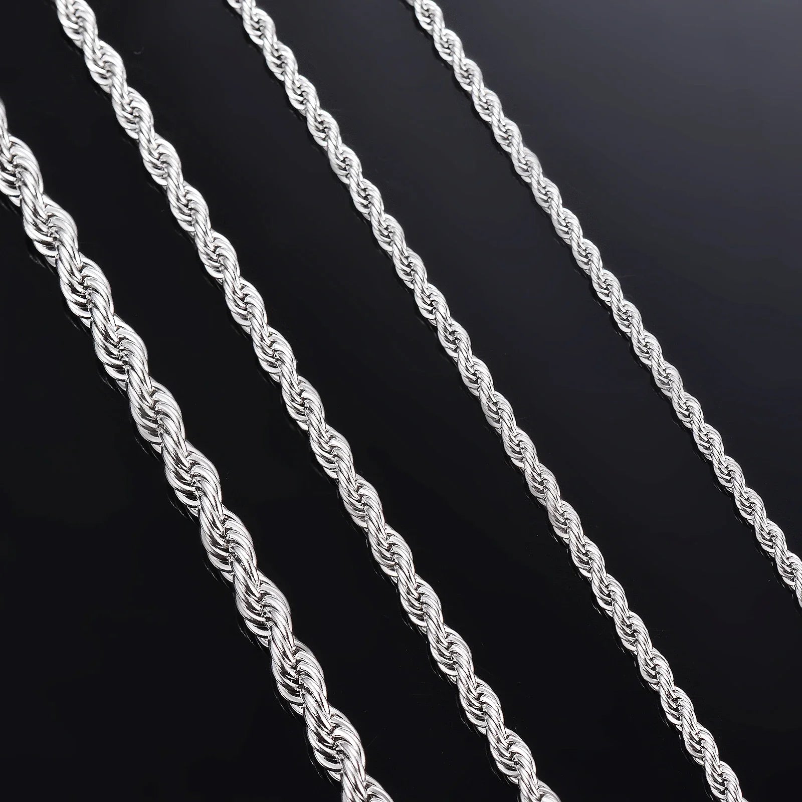 EternaTwist 925 Rope Chain