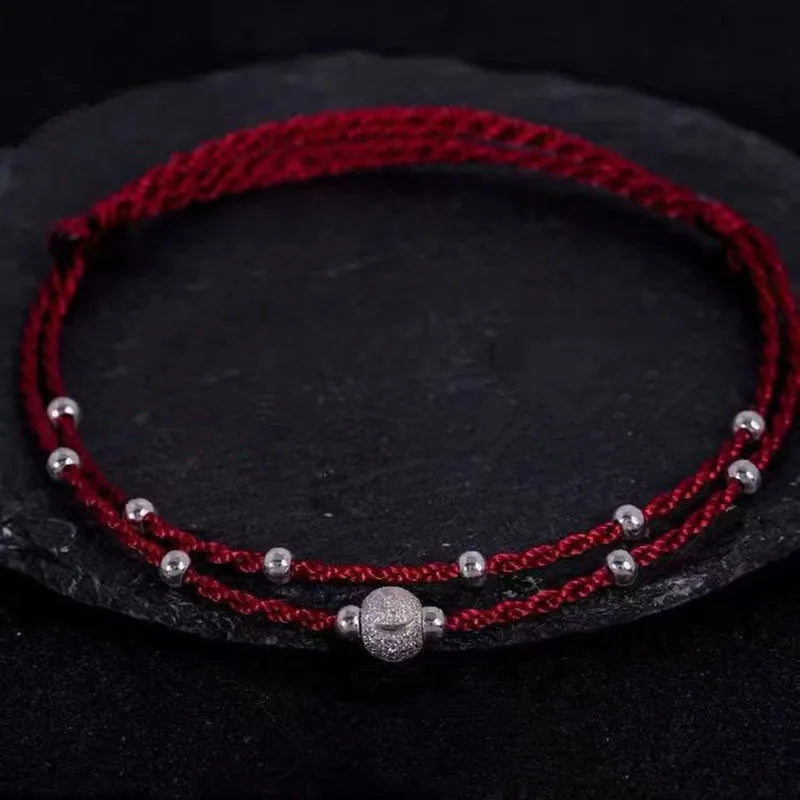 Lucky Bead Rope Anklet