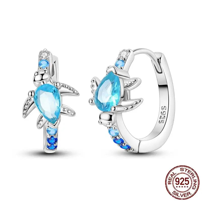 LunaGlow Sterling Hoops