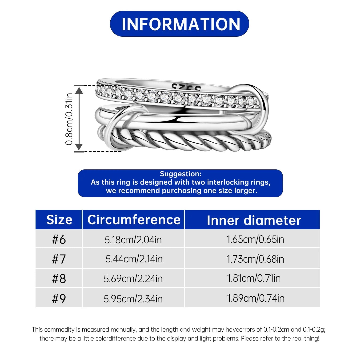 PureLine Triple Harmony Ring