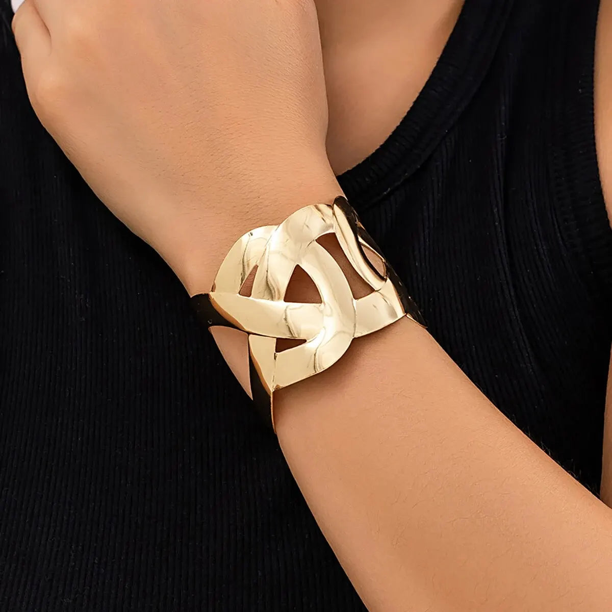 AureCross Bold Cuff Bracelet