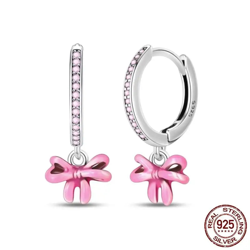 LunaGlow Sterling Hoops