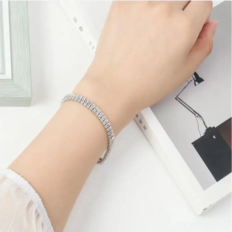 EternaGlow 925 Crystal Bracelet