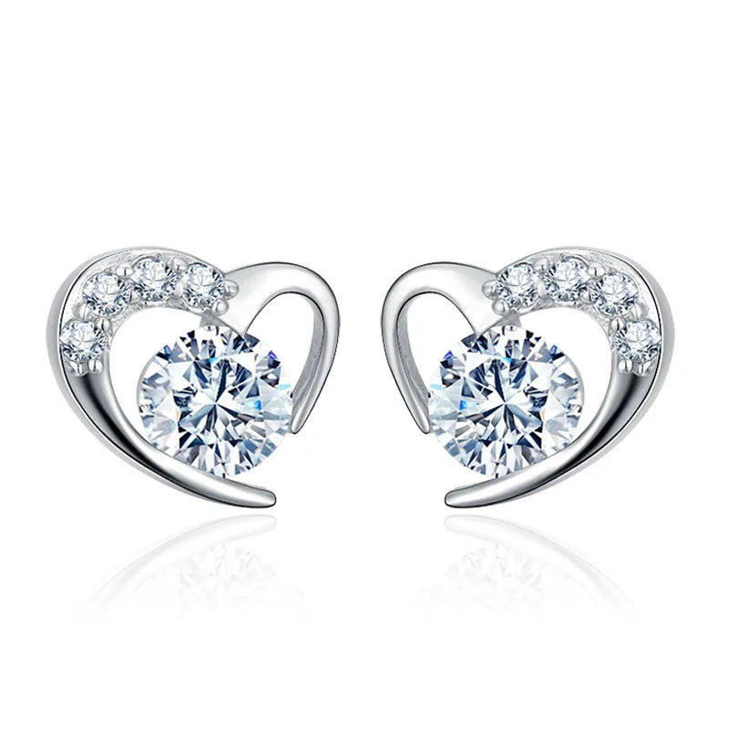 Lumineux Double Row Zircon Studs