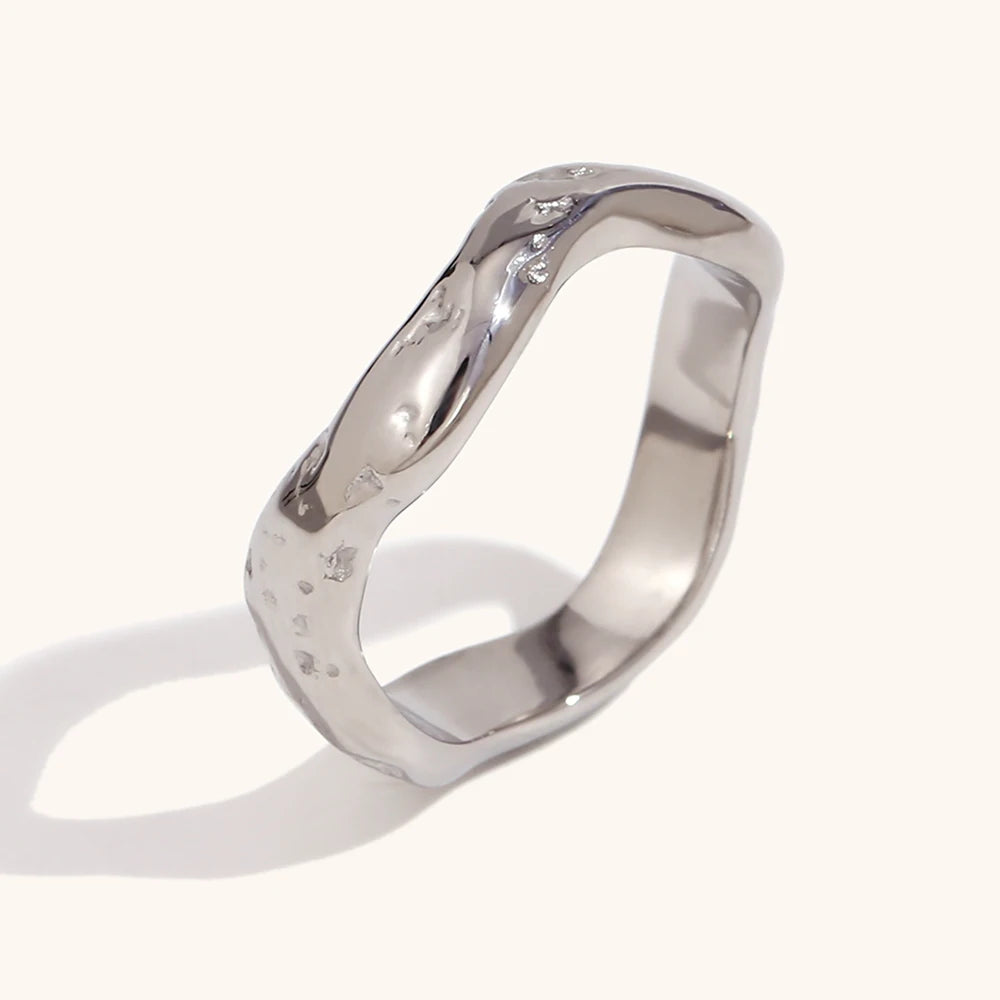 Golden Ripple™ PVD Ring