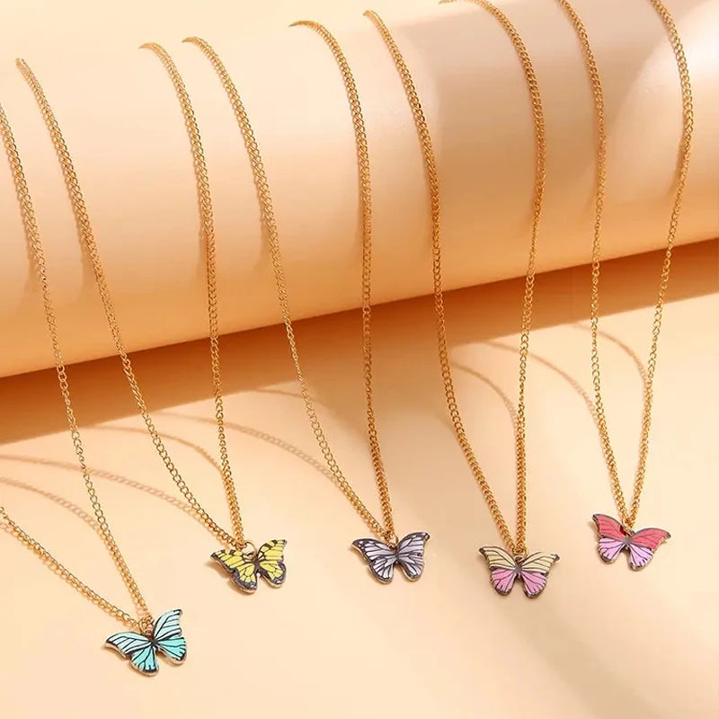 Butterfly Pop™ 5-Piece Necklace Set