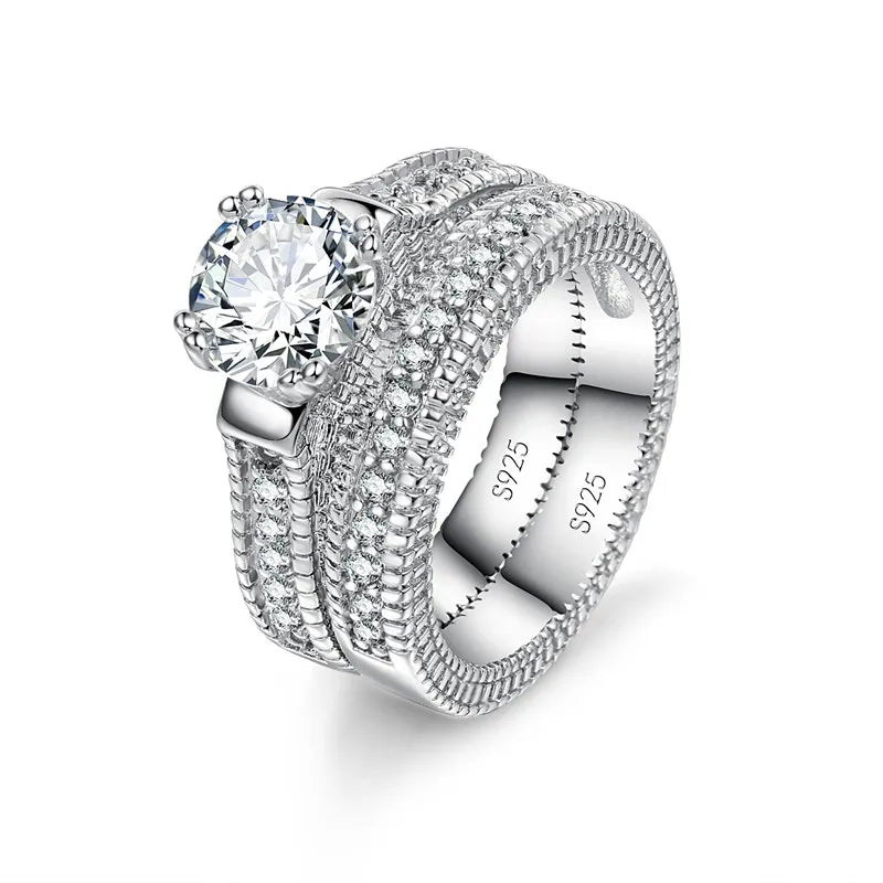 Eterni Luxe CZ Ring Set