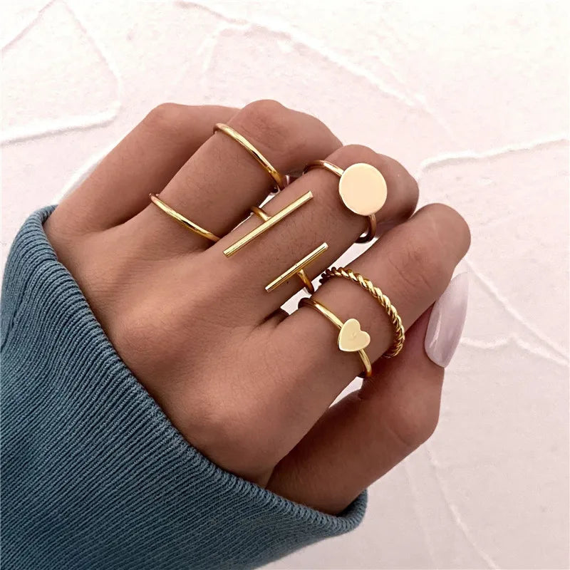 Celeste Charm Ring Collection