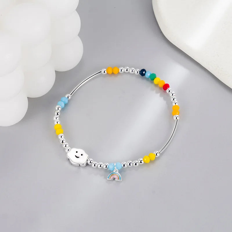 RainbowBear Sterling Charm Bracelet