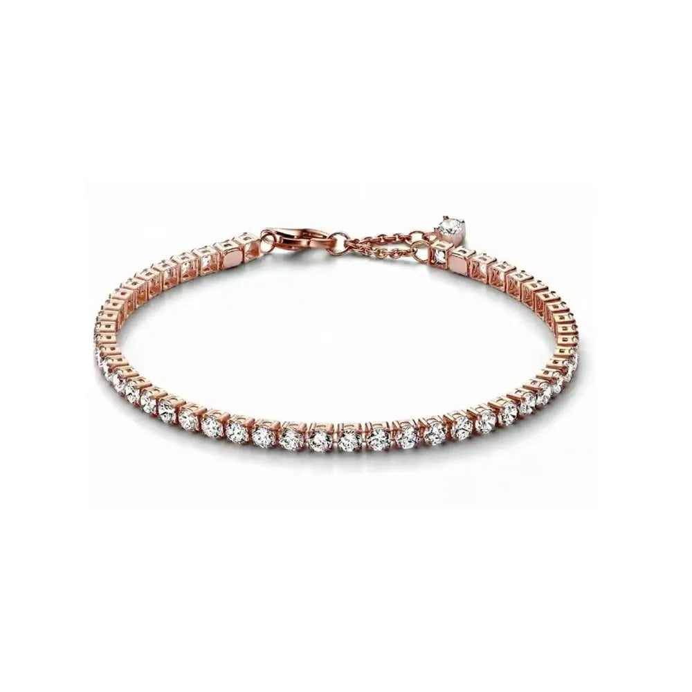 Valentina Pink & Red Heart Bracelet