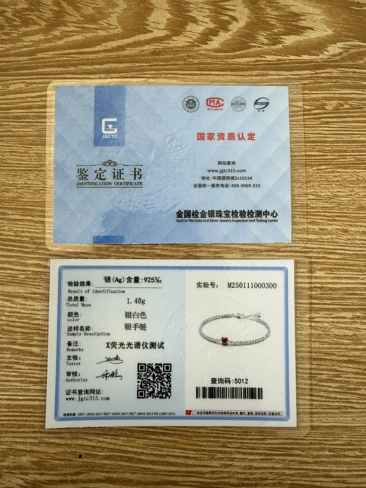 Valentina Pink & Red Heart Bracelet