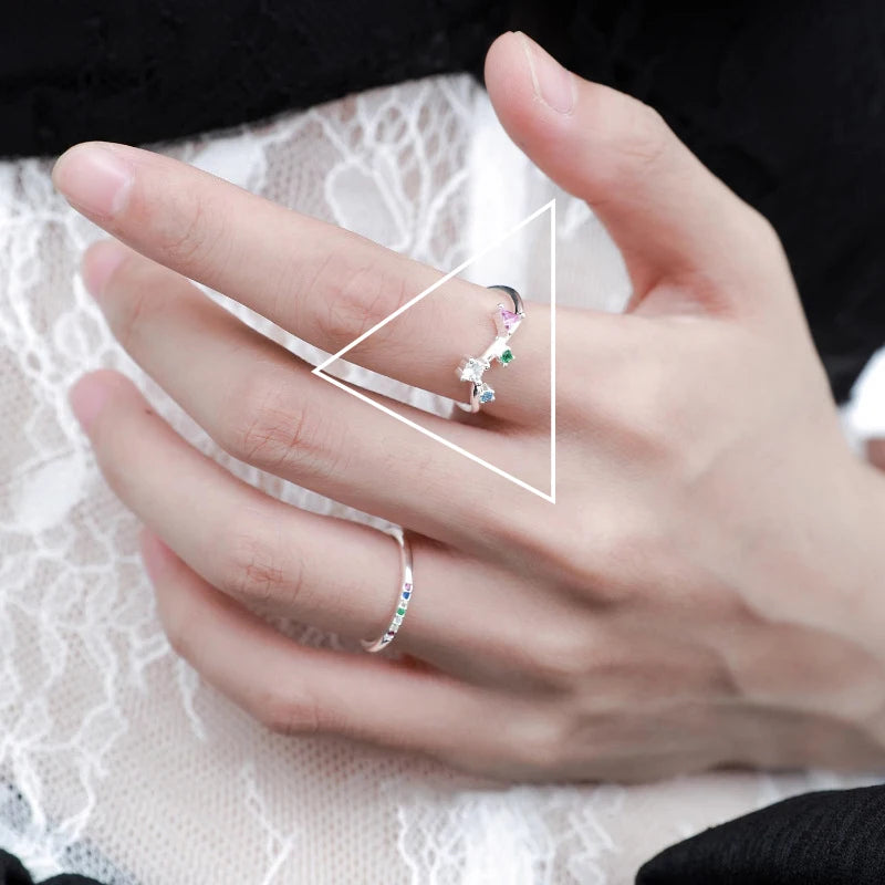 VENTFILLE Silve Love Heart Rings