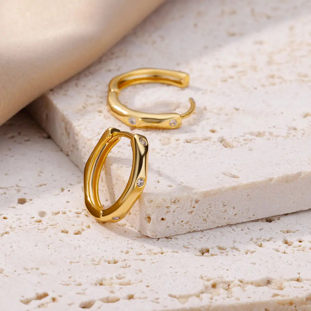 Auréa Round Luxury Hoops