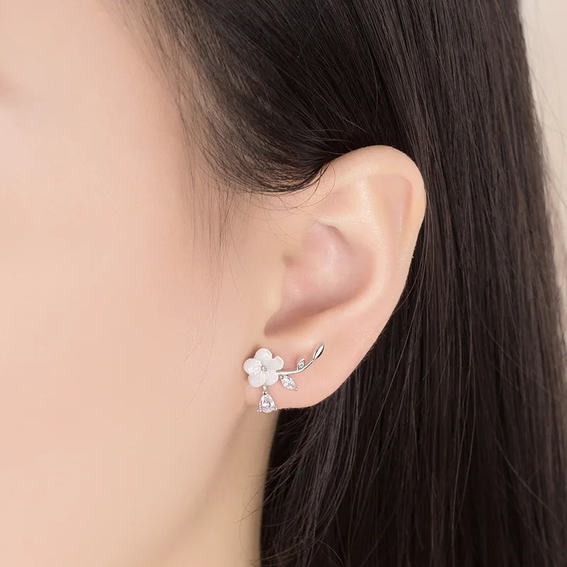 Lumineux Double Row Zircon Studs