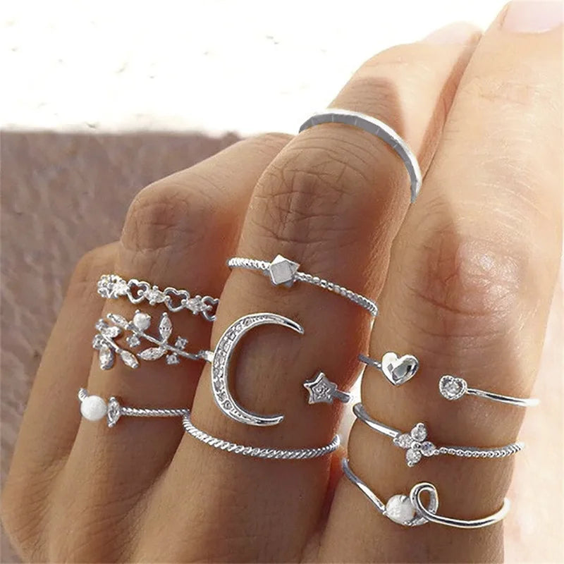 Celeste Charm Ring Collection