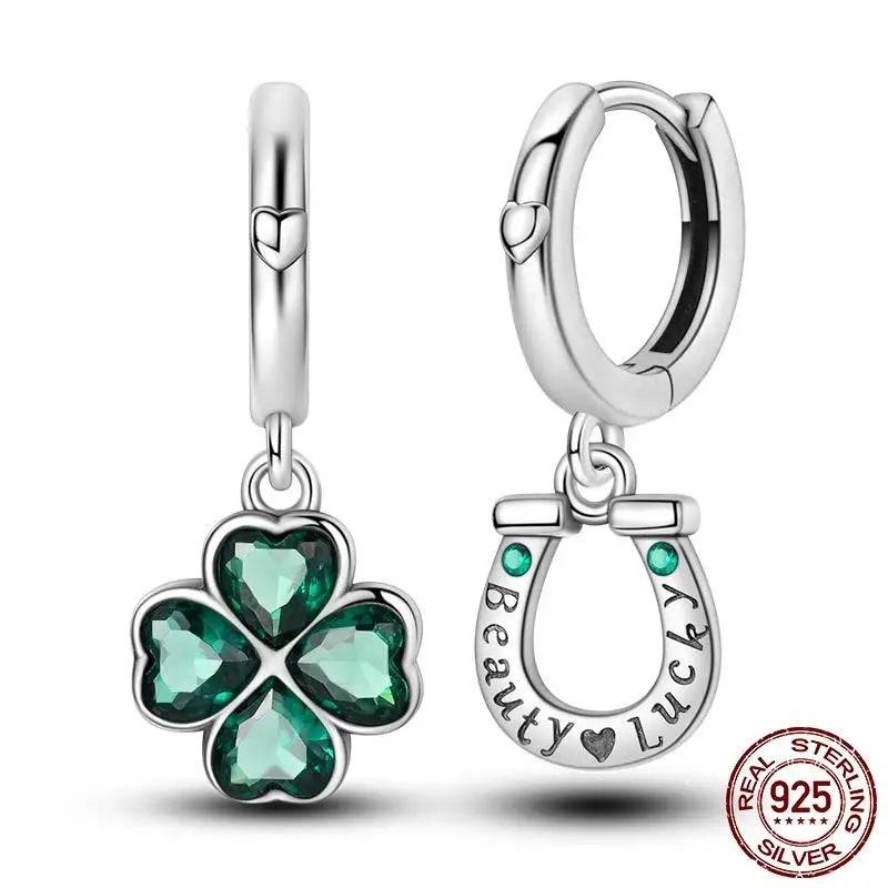 LunaGlow Sterling Hoops