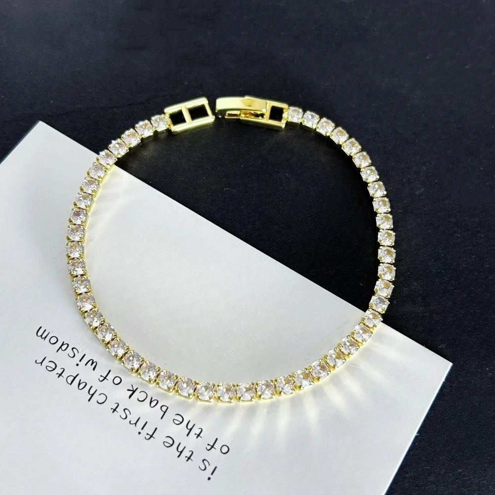 LumiTennis 4mm Zircon Bracelet