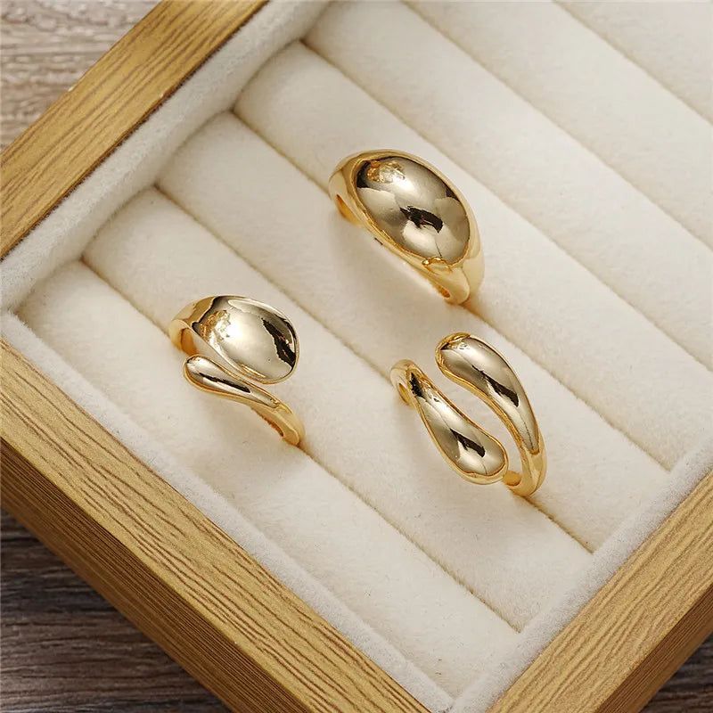 Luxe Form Chunky Ring Set