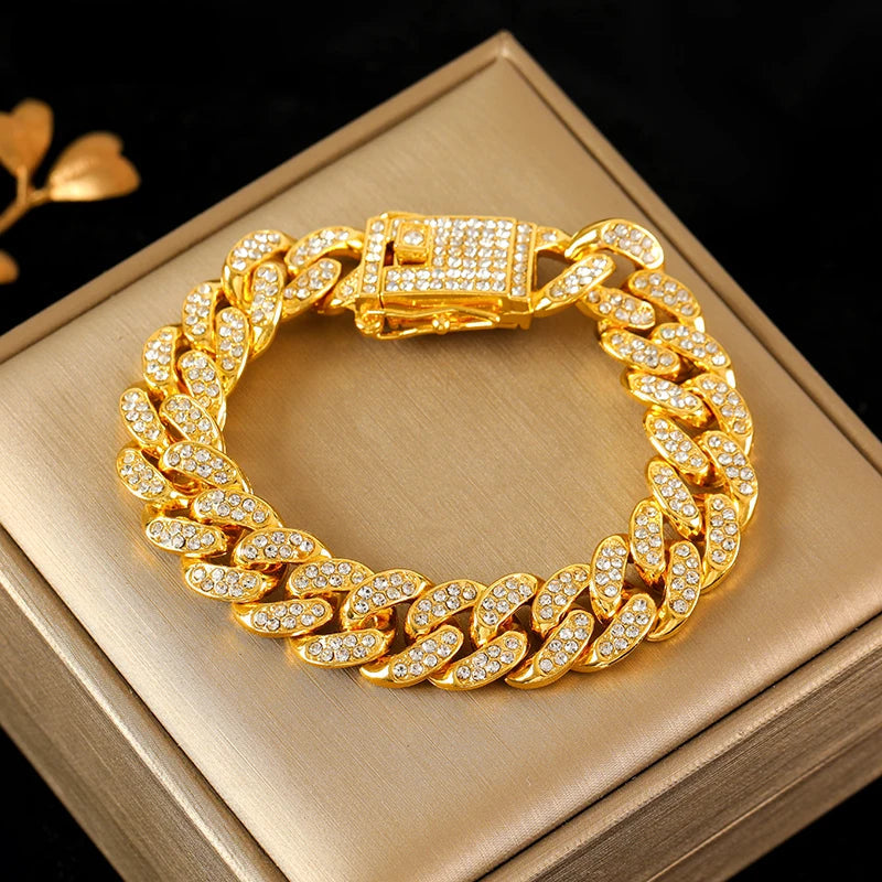 EILIECK GoldForge Cuban Bracelet