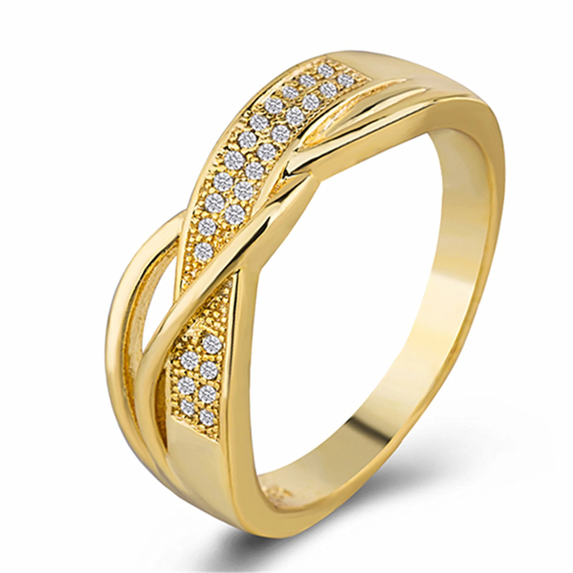 Golden Ribbon™ Diamond Ring