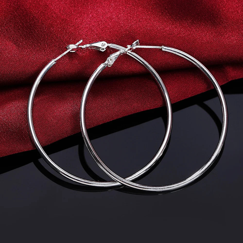 Elegant Ring Hoop Earrings