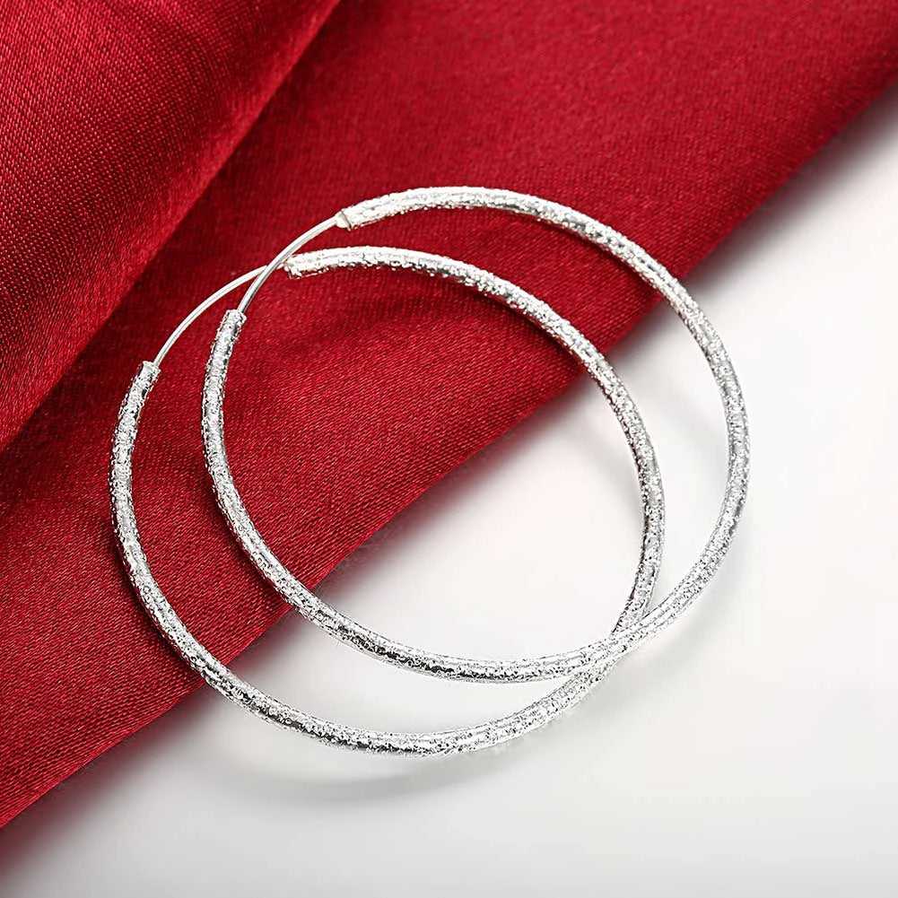 Elegant Ring Hoop Earrings