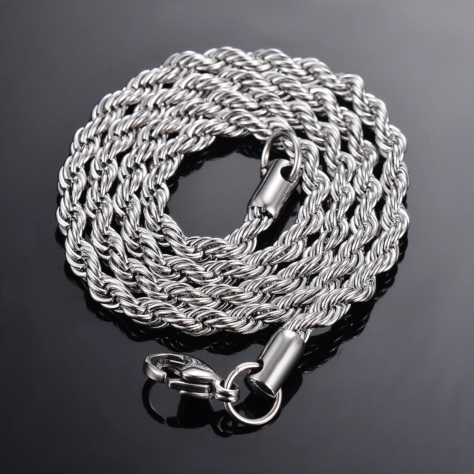 EternaTwist 925 Rope Chain