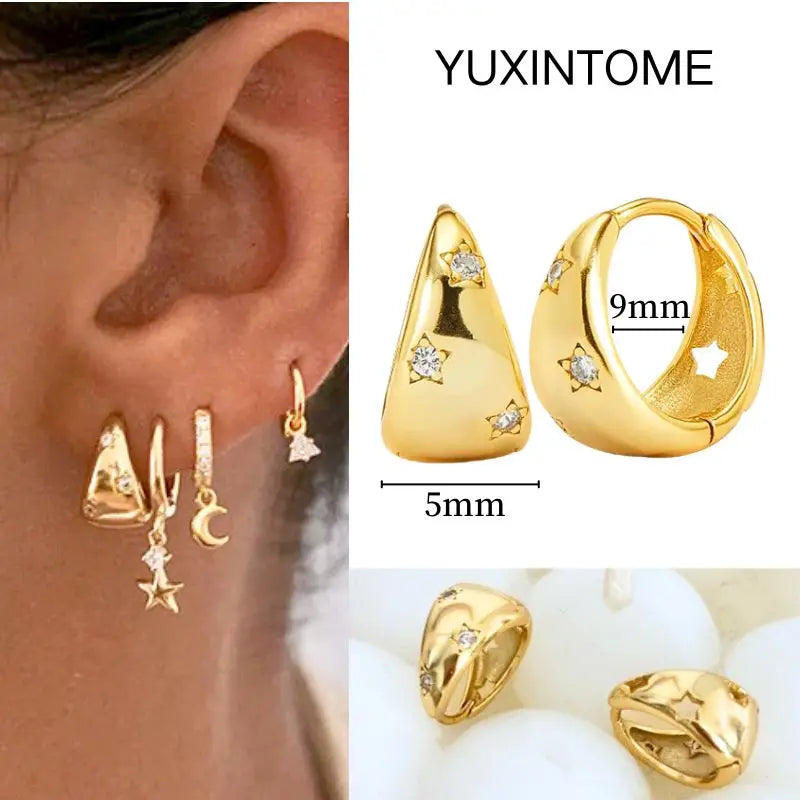 Aurélie Geo™ Vintage Hoops