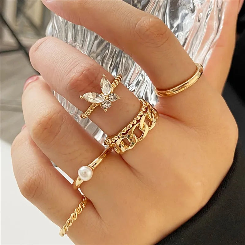 Celeste Charm Ring Collection