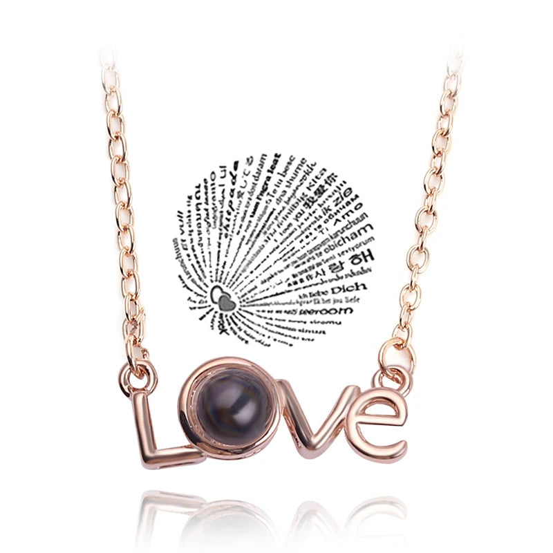Infinity Love™ 100 Languages Necklace