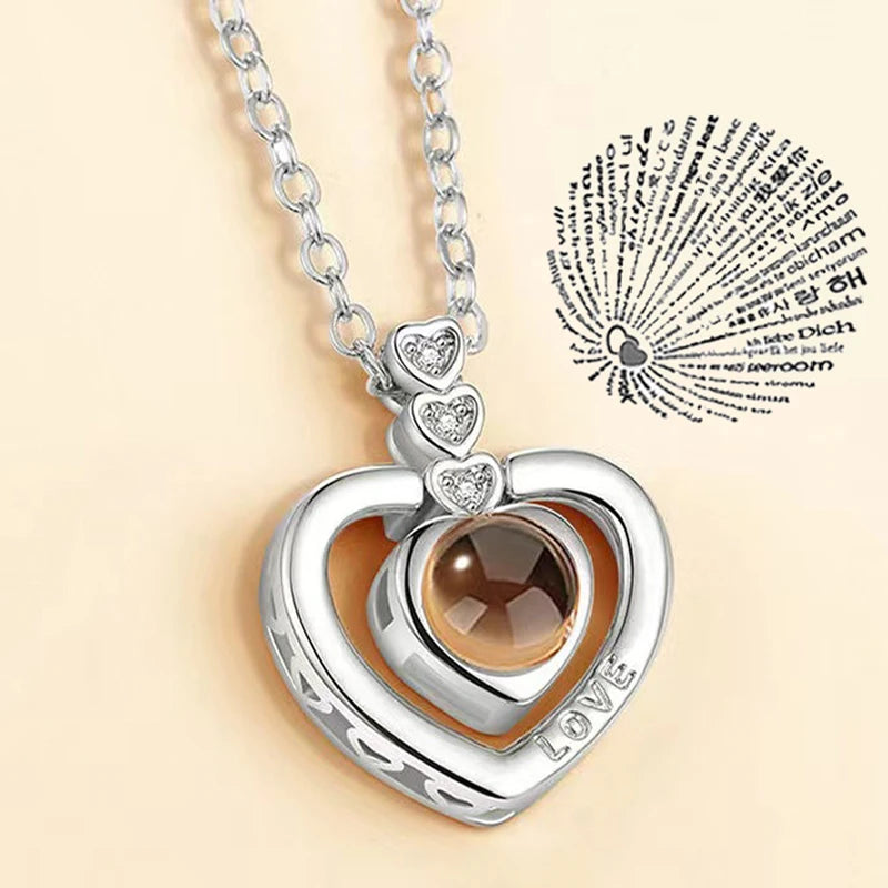 Infinity Love™ 100 Languages Necklace