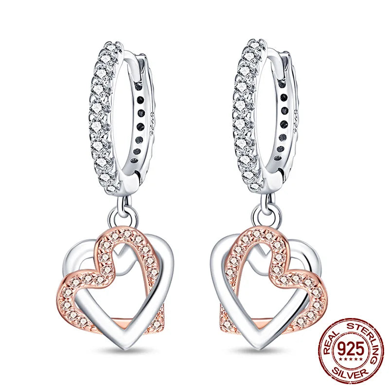 LunaGlow Sterling Hoops