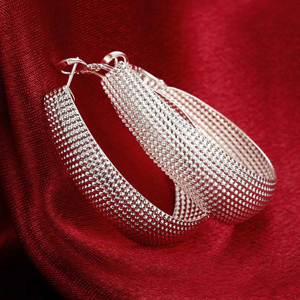 Elegant Ring Hoop Earrings