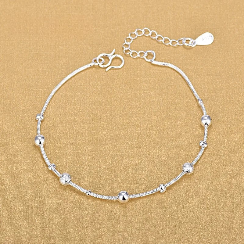 Timeless Silver Dot Bracelet