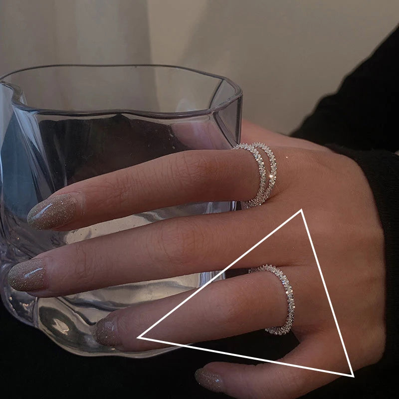 VENTFILLE Silve Love Heart Rings