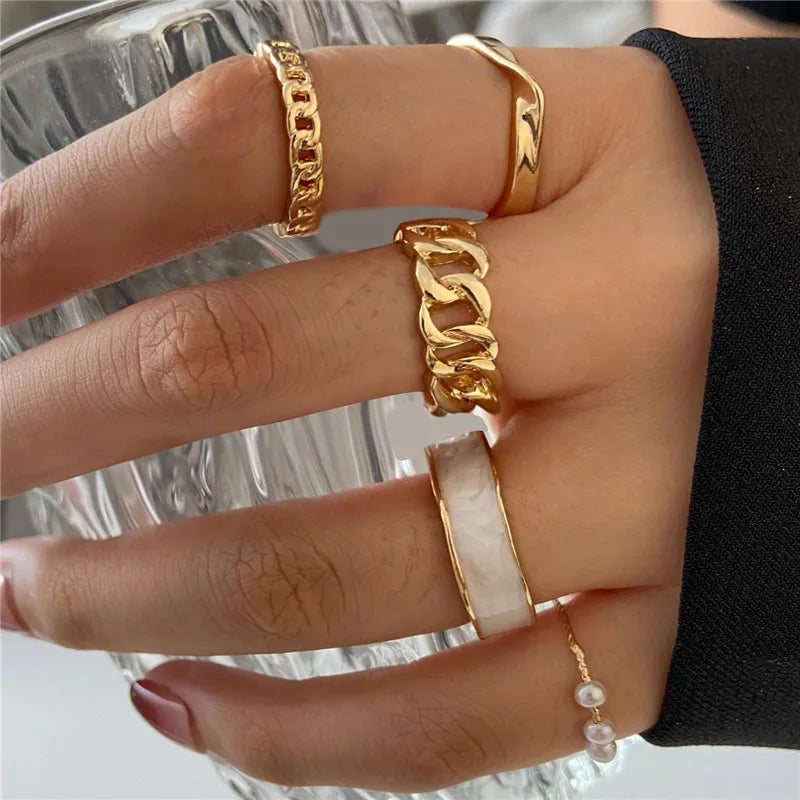 Celeste Charm Ring Collection