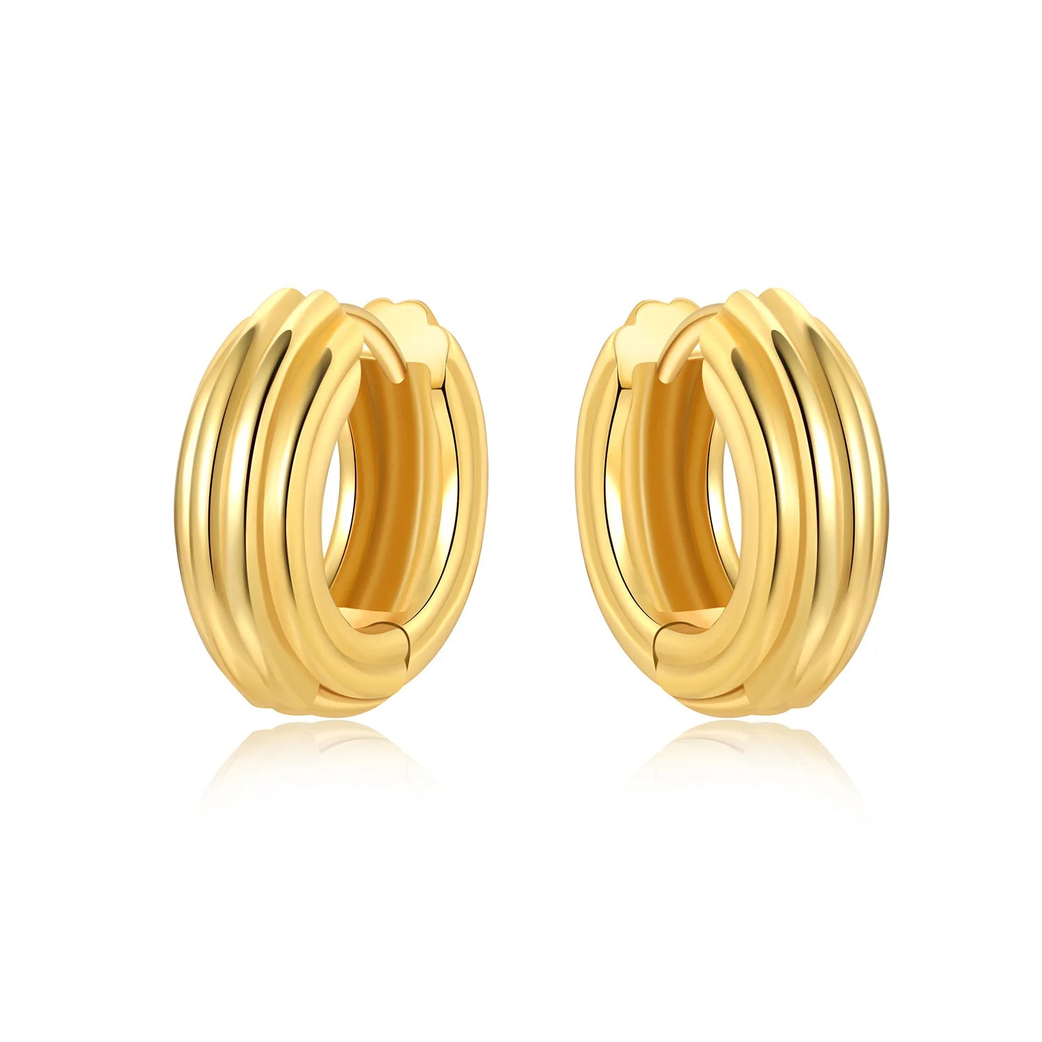 Cœur Héritage™ 18K Hoop Earrings