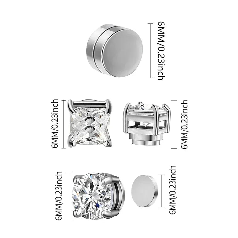 Crystal Core Magnetic Studs