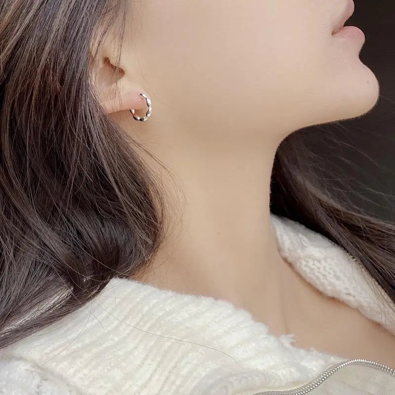 Olive Grace Hoop Earrings